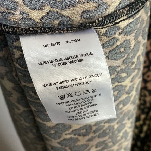 Anthropologie Maeve Juno Animal Printed V-Neck Dress Size Small - Picture 7 of 10